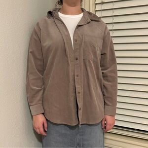 Wild Fable Brown Button Down Shirt